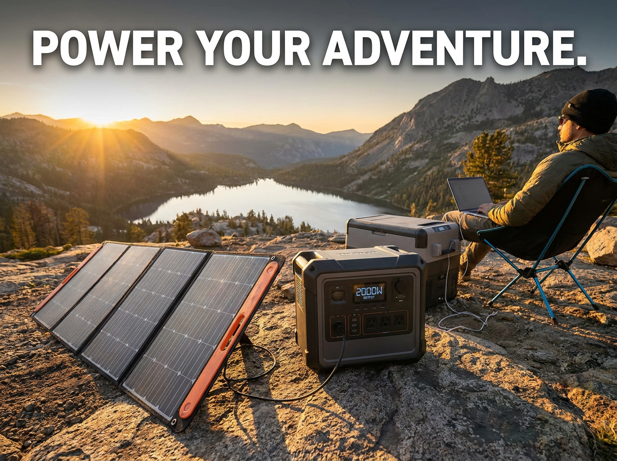 2000W Portable Solar Generator