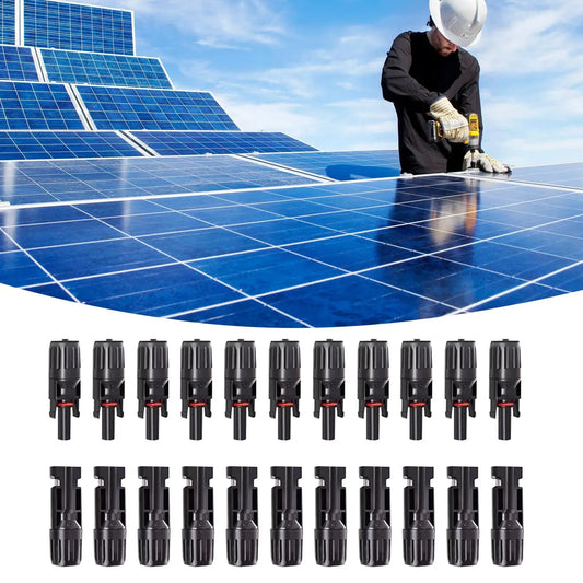 10pcs Solar Connectors 1000V 30ASolar Panel Branch PV Connectors Photovoltaic Connect solar MC4 Waterproof Kit
