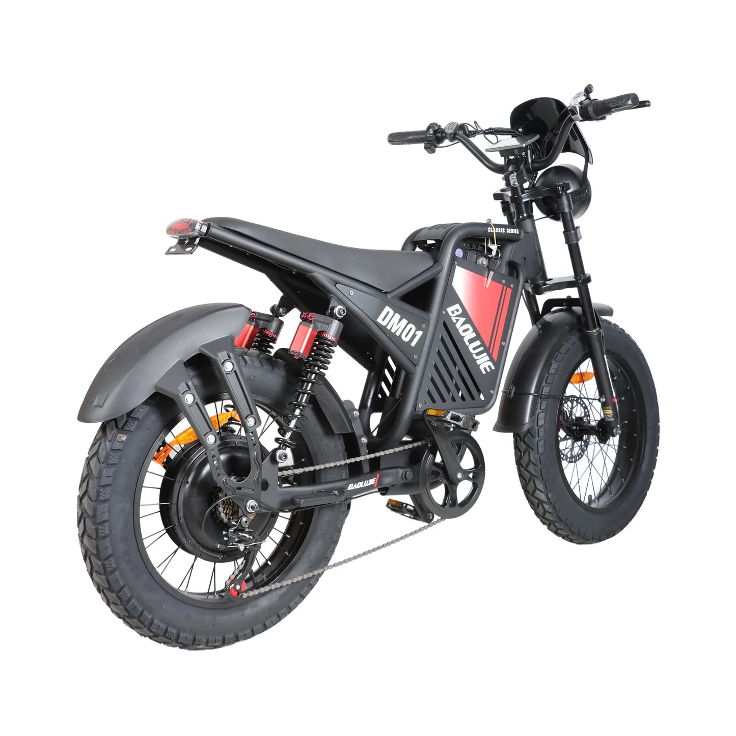BAOLUJIE Moto Electric Bicycle Peak 1500/3000/5000W  48V/52V/60V Battery 35-45MPH Electric Bike E-Bike Adult Electric Motorcycle