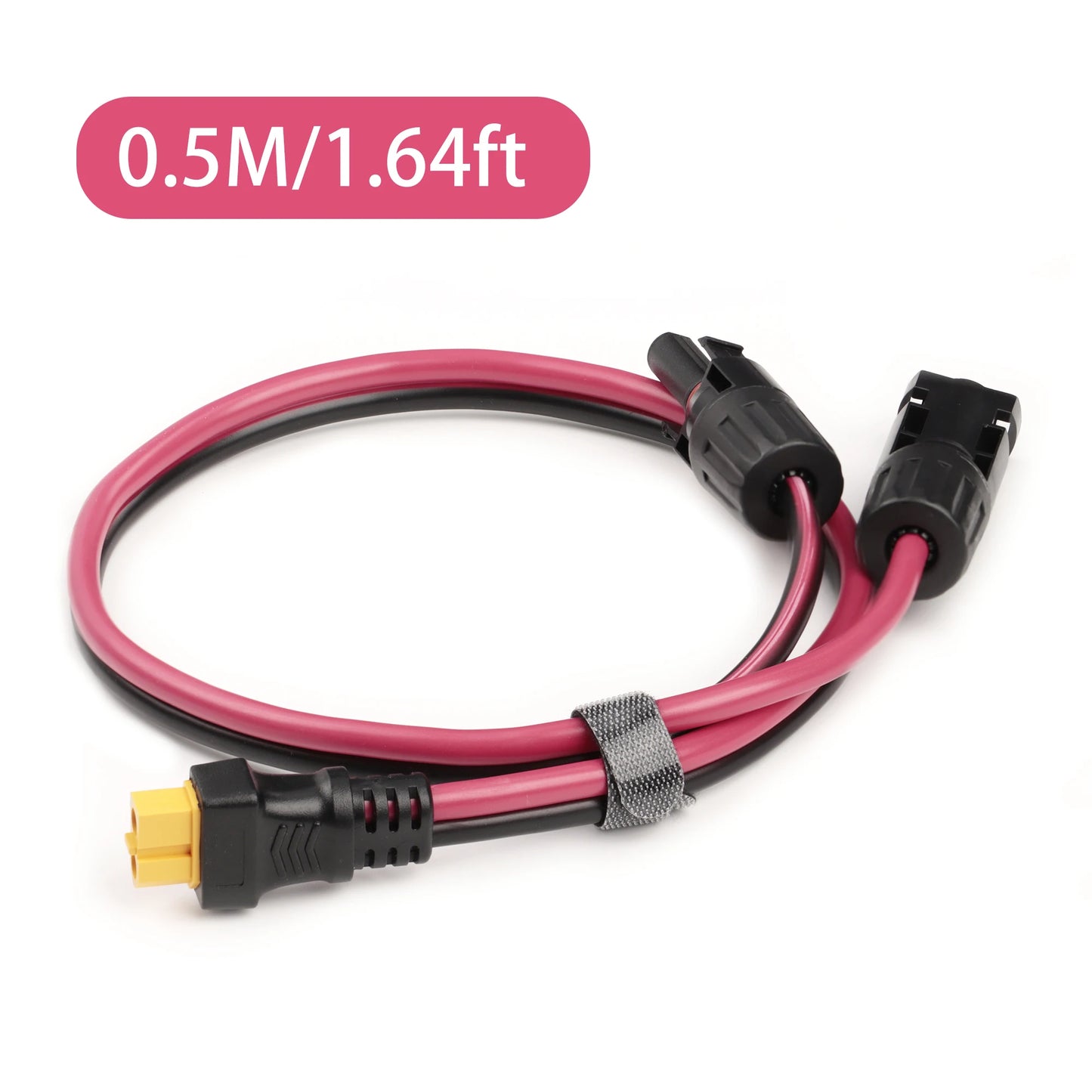 XT60 Female to Solar Panel Connector 12AWG Power Cord Energy Storage Charging Cable Photovoltaic Cells Solar System Accessories